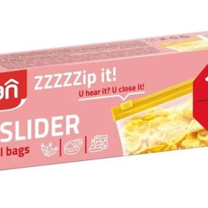 Saldētavas maisiņi ar rāvējslēdzēju Paclan Universal, 1 l, caurspīdīga krās., 20 gab.