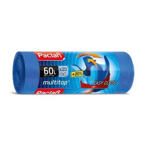 Atkritumu maisi Paclan 60L,24,HDPLIK, 60 l, 24 gab.