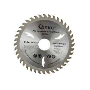Zāģripa D115x22mm 40 zobi Geko