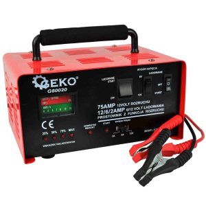 Akumulatoru lādētājs 6/12V 2-6-12A / 75A Geko