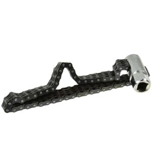 Eļļas filtra atslēga ar dub. ķēdi 1/2" līdz d.130mm