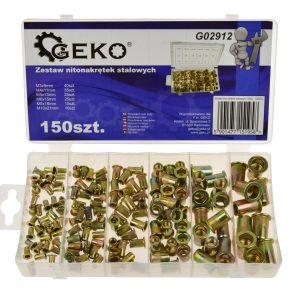 Vītņukniedes terauda M3-M10 kompl 150gab
