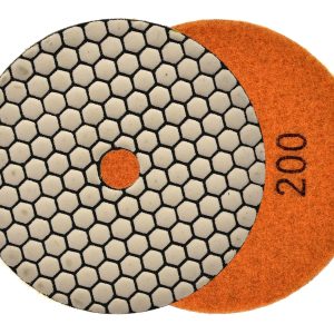 Dimanta disks sausai pulēšanai 125mm 200 keramikai