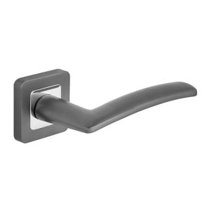 Durvju rokturis, iekštelpām Metal-Bud Linea, pelēka krās.
