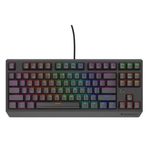 Klaviatūra Genesis Thor 230 TKL Lite. melna