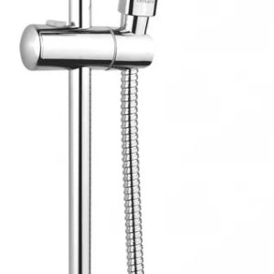 Dušas komplekts ar stieni un bīdāmu turētāju Cersanit Vibe, 3 režīmi, 150cm