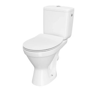 Tualete, novietojams Cersanit Prado K11-2340, ar vāku, 350 mm x 650 mm