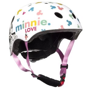 Skrituļslidotāja ķivere Seven Minnie, 54-58 cm, balta krās.