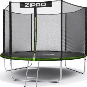 Batuts Zipro OUT 10FT, 312 cm, ar drošības tiklu, ar kāpnēm