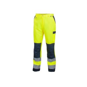 Bikses Sara Workwear Drogowiec 11520-27, zila krās./dzeltena krās./pelēka krās., L izmērs