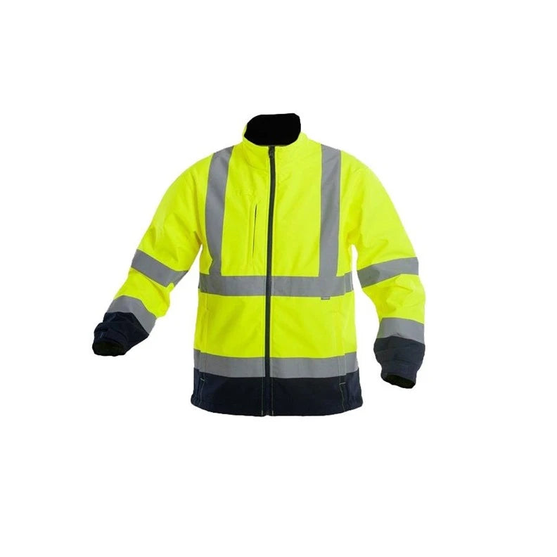Džemperi vīriešu Sara Workwear Drogowiec 14420-27, zila krās./dzeltena krās./pelēka krās., M izmērs