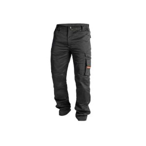 Bikses Sara Workwear Actiflex, melna krās., 58 izmērs