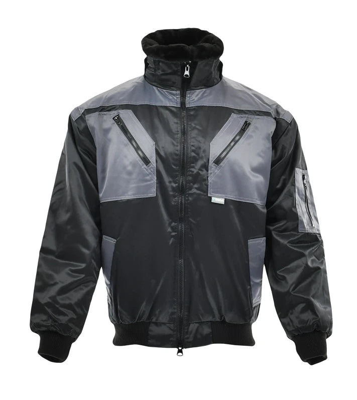 Darba jaka Sara Workwear. melna/pelēka. XXXL izmērs