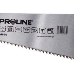 Rokas zāģis Proline 450mm, 7z/c., 3 malu asin. Turbocut