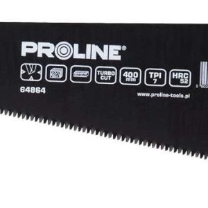 Rokas zāģis Proline Teflon 400mm, 7z/c., 3 malu asin. Turbocut