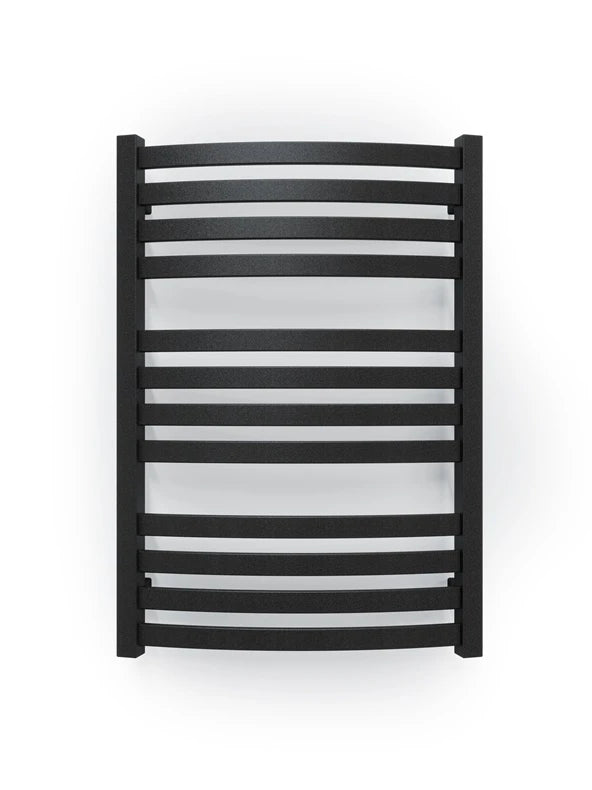 Ar ūdeni apsildāms dvieļu žāvētāja stienis Terma D01, metāliski melna krās., 50 cm x 71 cm, 400 W