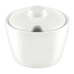 Cukurtrauks porcelāna Fala 200ml balts