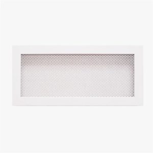 Kamīna režģis Hearth x 37 cm x 17 cm, tērauds, balta krās.