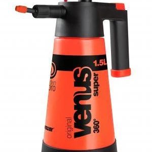 Dārza smidzinātājs, pēcapstrādes Kwazar, plastmasa, sarkana krās., 1.5 l