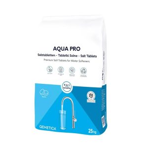Ūdens mīkstināšanas sāls, tabletes Qemetica Aqua Pro, 25 kg