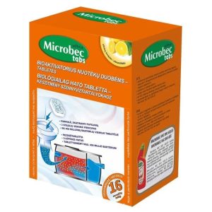 Tabletes kanalizācijas bedrēm microbec