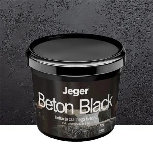 Dekoratīvais apmetums, sienas Jeger Beton Black, melna, 7 kg