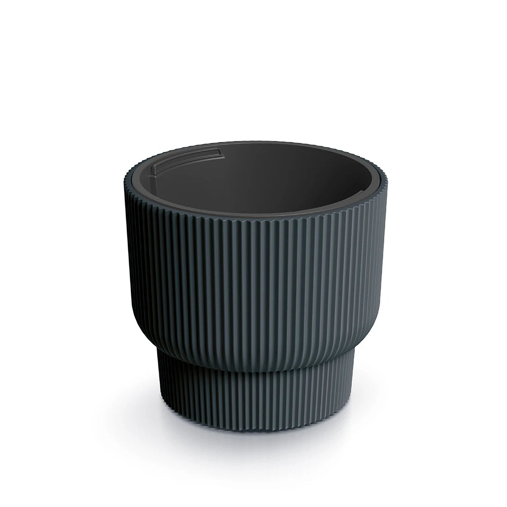 Puķu pods Prosperplast Milly DBMLR400-S433, plastmasa, antracīta
