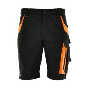 Darba šorti Sara Workwear 11-000272-27, melna/oranža, XL izmērs