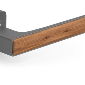 Durvju rokturis, iekštelpām Metal-Bud Graphite DECO, pelēka