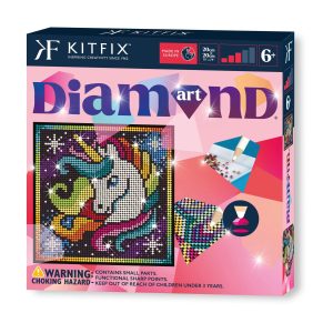KITFIX Amatniecības komplekts dimantiņu māksla, Vienradzis