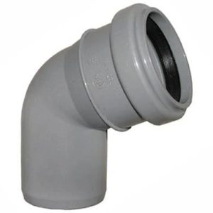 Kanalizācijas caurules 67° līkums Wavin D50mm. PVC