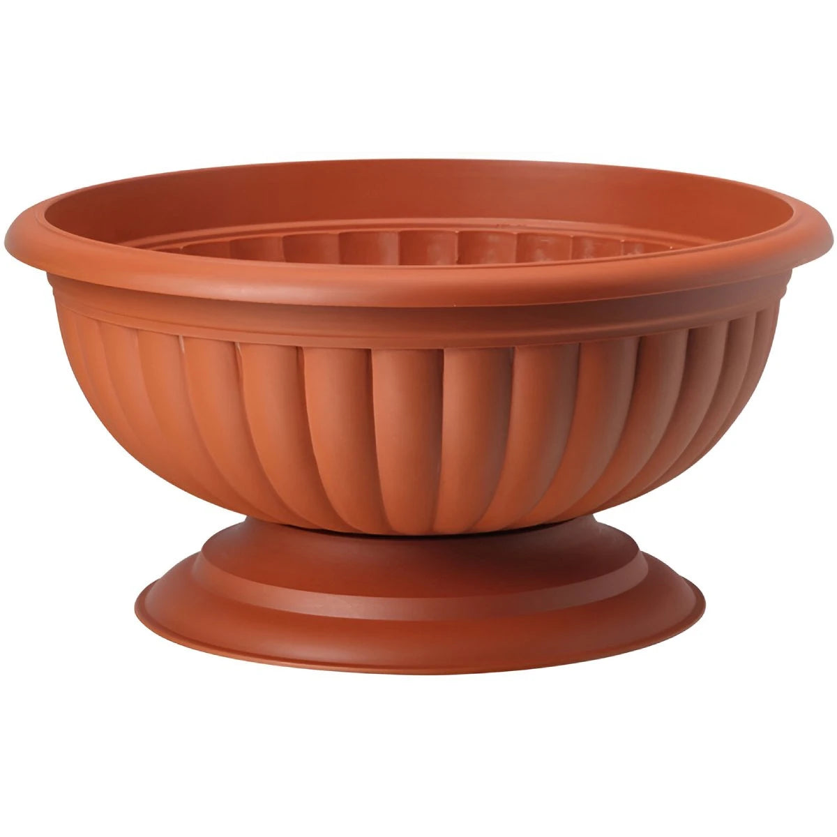Puķu pods zems Grace 30cm, terakota