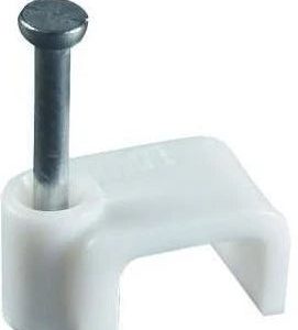 Kabeļklipsis sc-2x1L 25gb balts