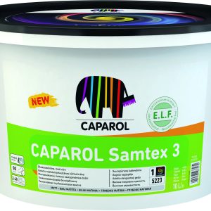 Griestu krāsas Caparol SAMTEX 3 ELF B1, balta krās., 2.5 l