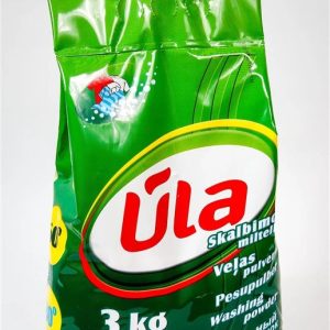 Veļas mazgāšanas pulveris ŪLA. 3 kg. 20 mazg.