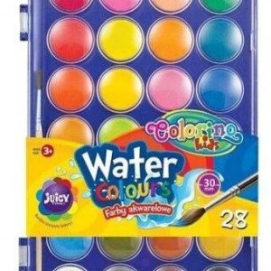 Krāsa akvareļu Colorino Water Colours. daudzkrāsaina