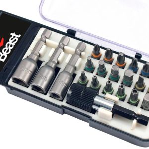 Uzgaļu komplekts Beast PH,PZ,Torx,Hex,SL,Nut 22gab