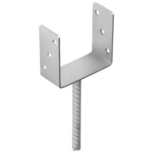 Brusu kurpe PS140 141x120x4mm U veida iemūrējama