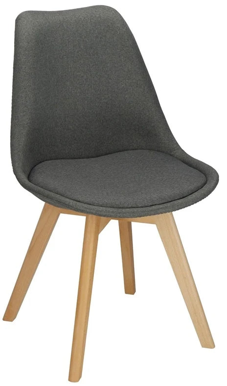 Ēdamistabas krēsls Springos Verde DC0022. brūna/pelēka