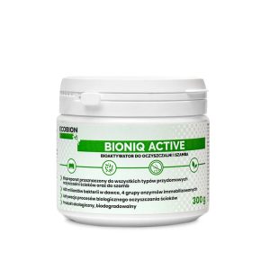 Biopreparāts tīrīšanas ierīcēm, granulas Ecobion BioniQ Active, 0.3 kg
