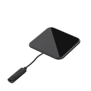 Tellur Qi Ultra-Slim Wireless Fast Charging Pad WCP03, 10W, Qi Certified, Tempered Glass Black