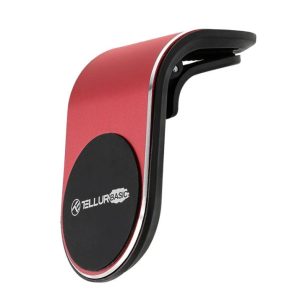 Tellur Basic Car Phone Holder Magnetic MCM7, Air Vent Mount Red