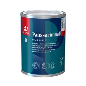 Speciāla krāsa, jumts Tikkurila Panssarimaali, pus-spīdīgs, 0.9 l, bezkrāsaina