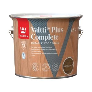 Koksnes impregnants Tikkurila Valtti Plus Complete, valriekstu/riekstkoks, 2.5 l