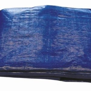 Tents, zila/balta, 6.9 m x 4.8 m
