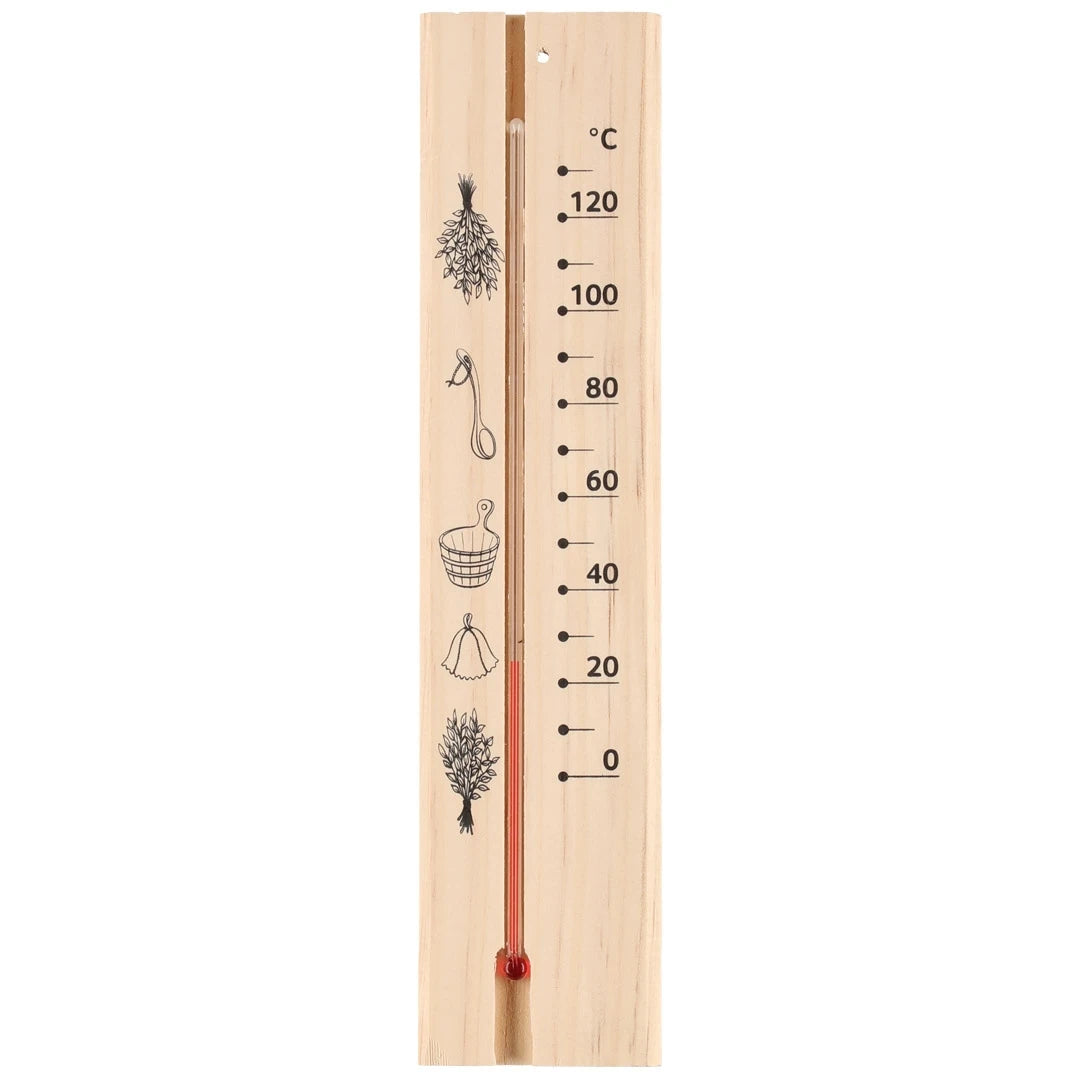 Saunas termometrs 4Living, brūna krās.