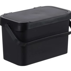 Bio atkritumu tvertne, 5L l, melna