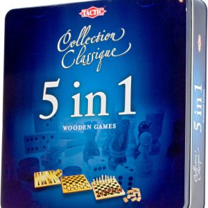 TACTIC Galda spēle 5 spēles vienā Collection Classique