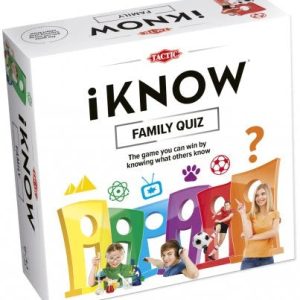 TACTIC Galda spēle "I KNOW", ģimenes viktorīna ,Latviešu val.,