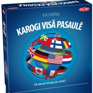 TACTIC galda spēle - KAROGI VISĀ PASAULĒ ,latviešu valodā,